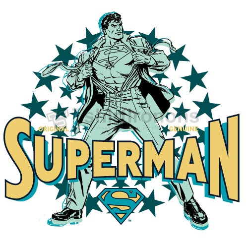 Superman T-shirts Iron On Transfers N4671 - Click Image to Close